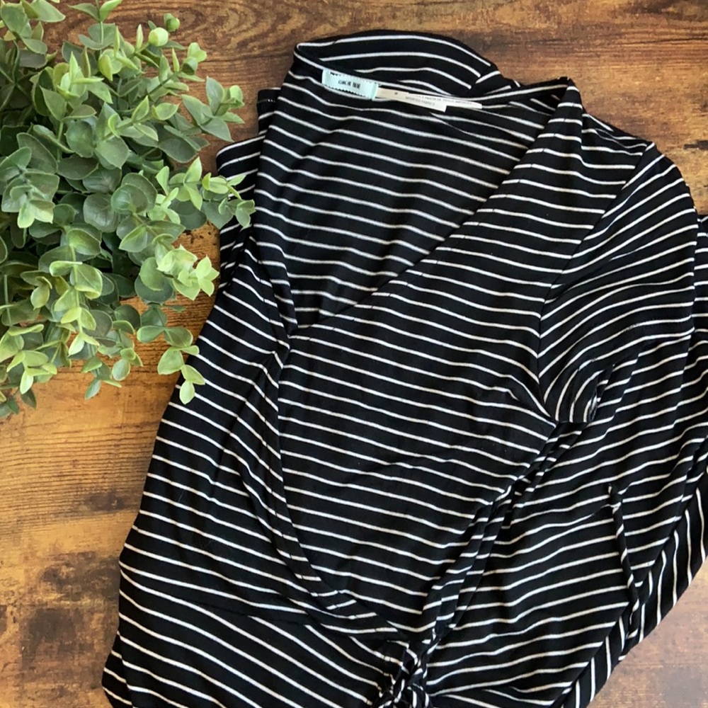 Urban Outfitters stripped wrap dress!
